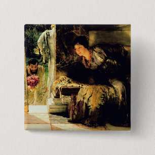 Alma-Tadema willkommene Schritte, 1883 Button