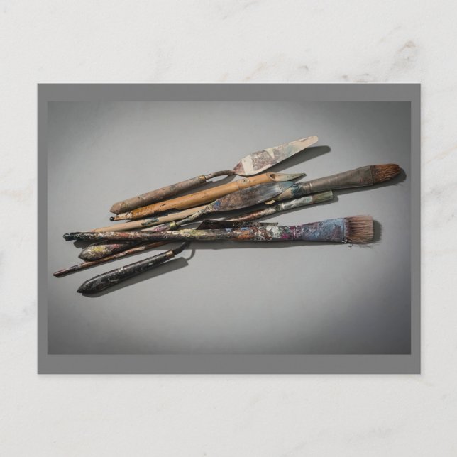 Alma Thomas's Malwerkzeuge Postkarte (Vorderseite)