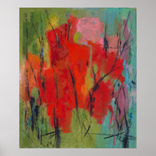 - Alma Woodsey Thomas  rote Abstraktion  Poster