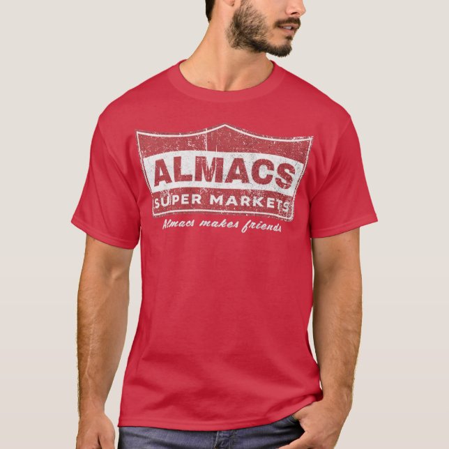 Almacs Super Market T - Shirt - Retro Mens & Women (Vorderseite)