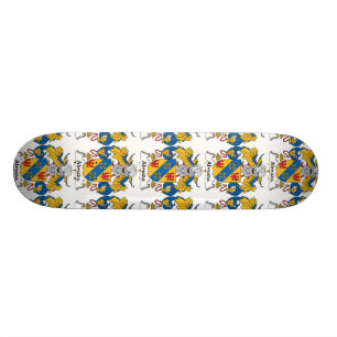 Almada Familienwappen Skateboard