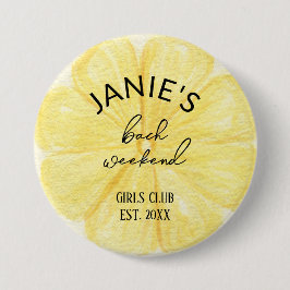 Almafi Lemon Junggeselinnen-Abschied | Bridal Butt Button