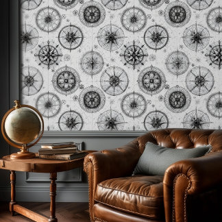 Almagest Compass Rose Tapete