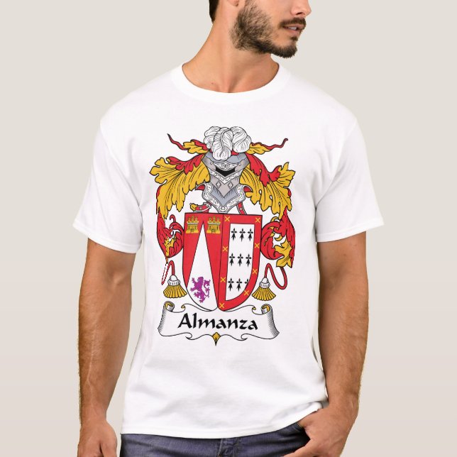 Almanza-Familienwappen T-Shirt (Vorderseite)