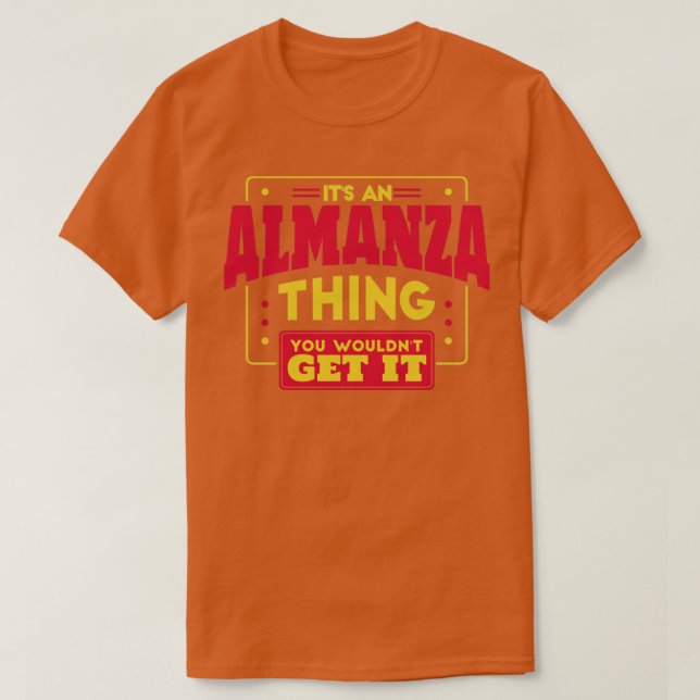 Almanza T-Shirt (Design vorne)