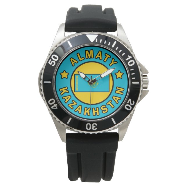 Almaty Kasachstan Armbanduhr (Vorderseite)