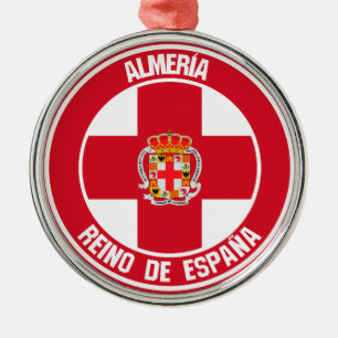 Almería Round Emblem Ornament Aus Metall