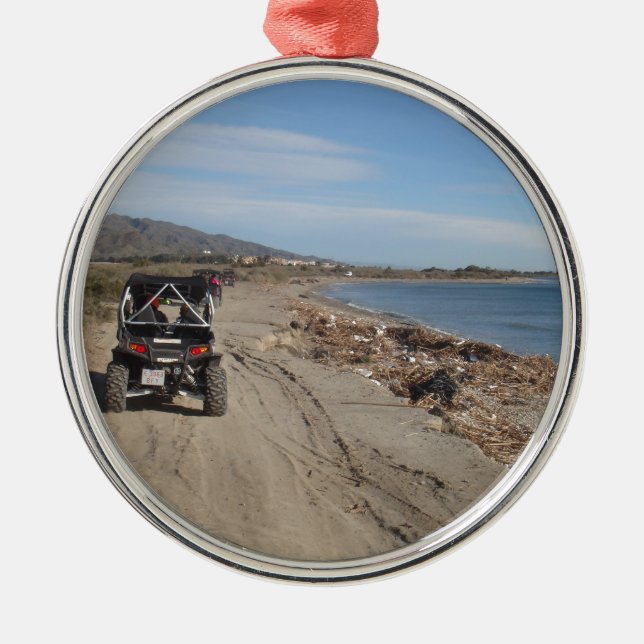 Almeria Spanien Silbernes Ornament (Vorne)