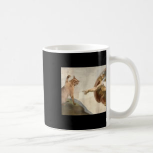Almighty Slap Funny Cat Gottes Schöpfung von Adam Kaffeetasse