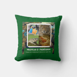 Almofada 40,6 cm x 40,6 cm Decore - Pantanal Kissen