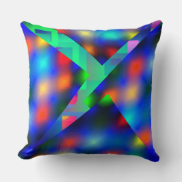 Almofada colorida em estilo luzes embaçadas e mais kissen