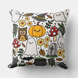 Almofada com estampa fofa de Halloween Kissen
