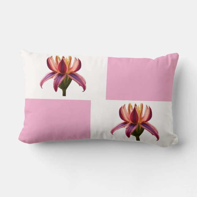 Almofada de Lombar 33 x 53,34 cm Flor Lendenkissen (Rückseite)