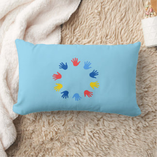 Almofada de Lombar 33 x 53,34 cm Mãos Lendenkissen
