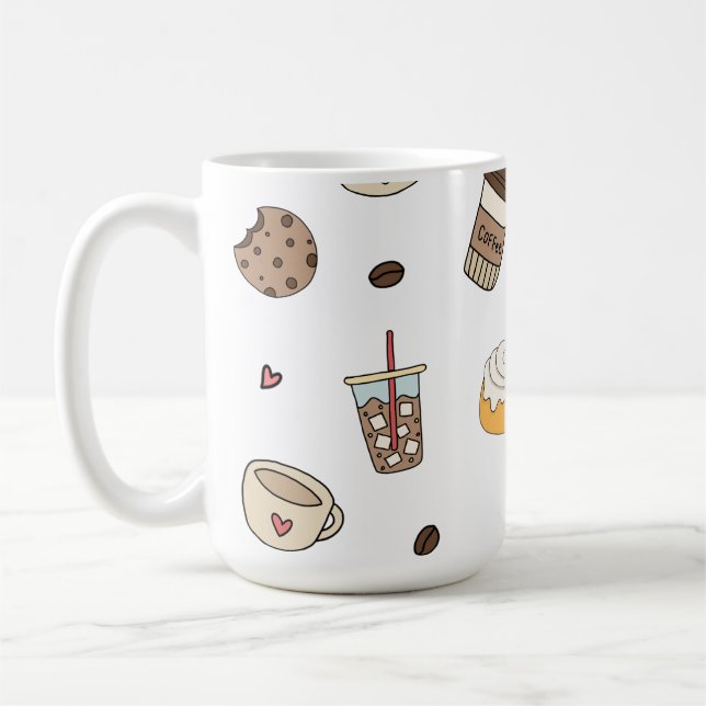 Almofada decorativa coffee lovers  kaffeetasse (Links)