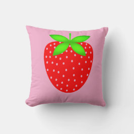 almofada estampada morango kissen