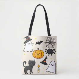 Almofada fofa com desenho Happy Halloween Tasche