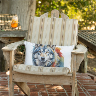 almofada lobo kissen für draußen
