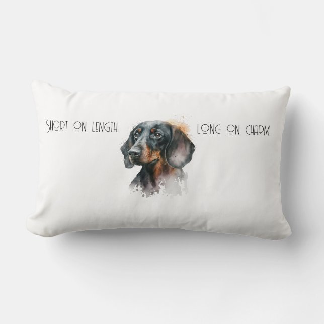 Almofada | Pillow Dachshund Lendenkissen (Vorderseite)
