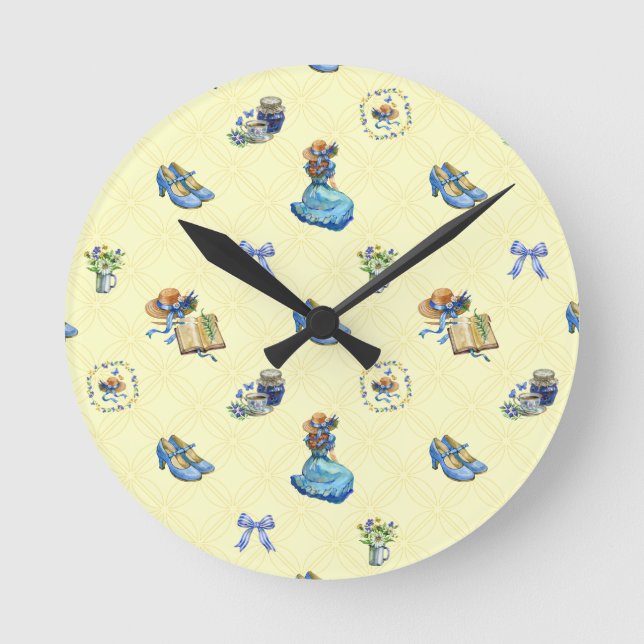 almofada runde wanduhr (Vorderseite)