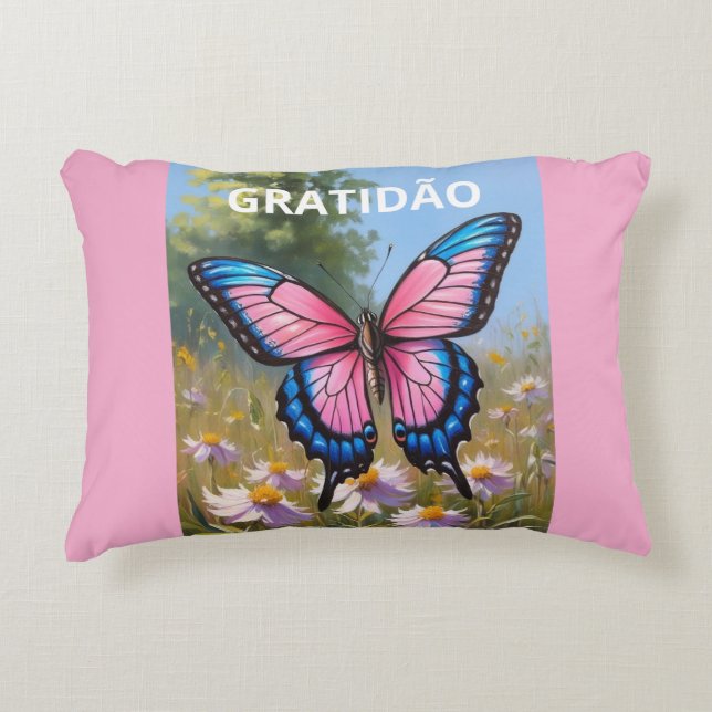 Almofadas Decorativas Borboleta Dekokissen (Vorderseite)