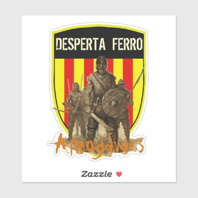 ALMOGAVARS AUFKLEBER (Blatt)