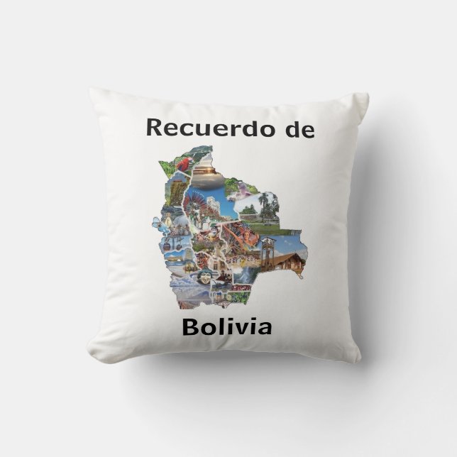 Almohada recuerdo de Bolivia Kissen (Vorderseite)