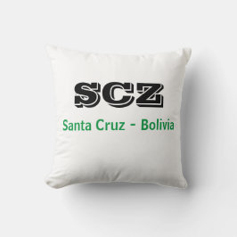 Almohada SCZ SAnta Cruz Bolivia Kissen