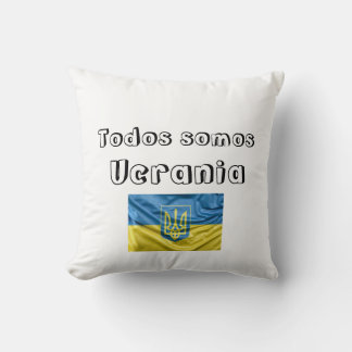 Almohada todos somos Ucrania Kissen