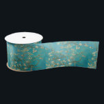 Almond Blossom, 1890 von Vincent van Gogh Satinband<br><div class="desc">Almond Blossom,  1890 von Vincent van Gogh. Blühende Bäume waren für van Gogh besonders. Sie repräsentierten Erwachen und Hoffnung. Er genoss sie ästhetisch und fand Freude beim Malen blühender Bäume.</div>
