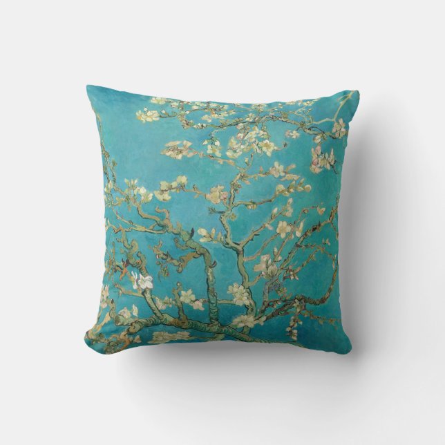 Almond Blossom, 1890 von Vincent van Gogh Throw Pi Kissen (Vorderseite)