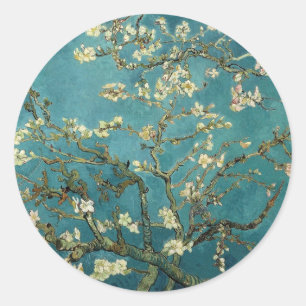 Almond-Blossom-Aufkleber Runder Aufkleber