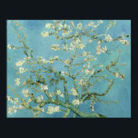 Almond Blossom by Van Gogh Fine Art Poster Print<br><div class="desc">Vincent van Gogh - Blossoming Almond Tree originally painted in 1890,  Saint Remy,  France in celebration of the birth of his nephew , and namesake,  Vincent.   This image has been digitally enhanced to restore the original bold,  bright colors - a perfect gift for any art lover!</div>