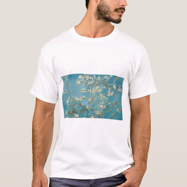 Almond Blossom by Vincent van Gogh T-Shirt (Vorderseite)