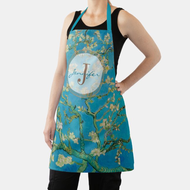 Almond Blossom Mit Monogramm Van Gogh Schürze (InSitu)