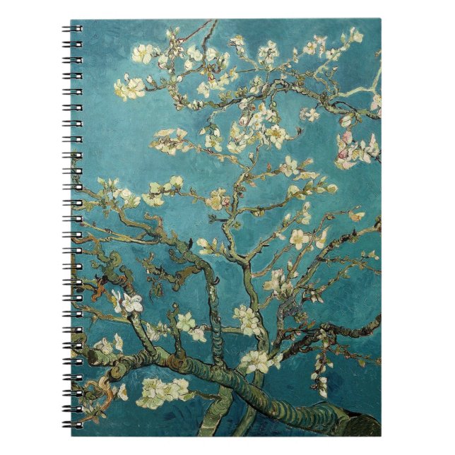 Almond Blossom-Notebook Notizblock (Vorderseite)