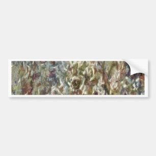 Almond Blossom Pointillismus Kunstmalerei Autoaufkleber