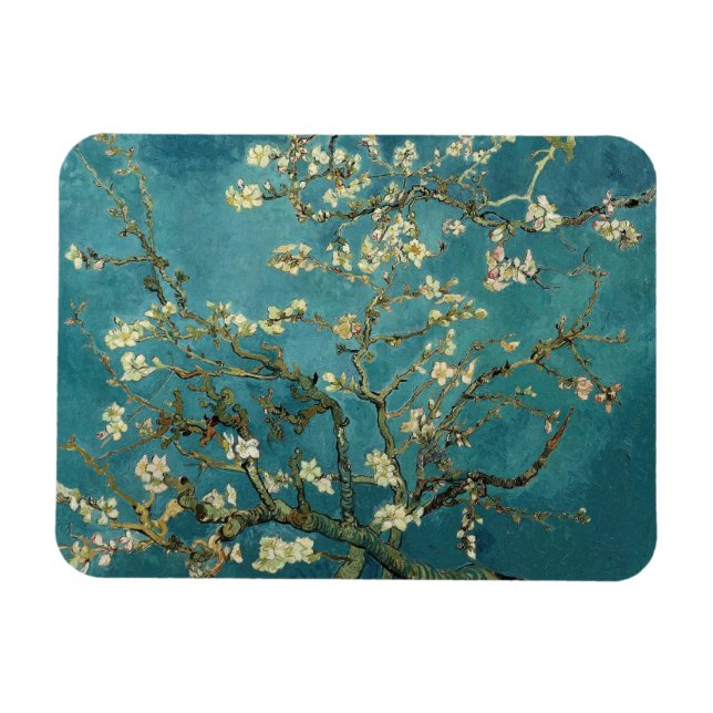 Almond Blossom Premium Magnet (Horizontal)