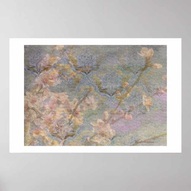 Almond Blossom Tapestry Poster (Vorne)