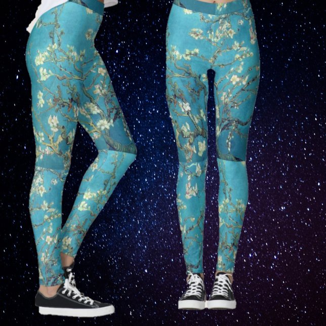 Almond Blossom Van Gogh Fine Art Leggings Pants (Von Creator hochgeladen)