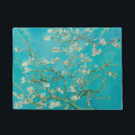 Almond Blossom Van Gogh Fußmatte<br><div class="desc">Vintage Reproduktion von Almond Blossom von Vincent van Gogh, 1890. Es zeigt die blühenden Mandelbäume gegen den Himmel. Mandelbäume blühen früh im Frühling und symbolisieren den Beginn des neuen Lebens. Van Gogh machte dieses Gemälde als Geschenk für seinen neugeborenen Neffen.</div>