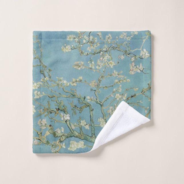 Almond Blossom - Van Gogh Inspiriert Blumenhandtuc Waschlappen (Waschlappen)