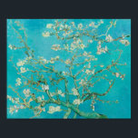 Almond Blossom Van Gogh Poster<br><div class="desc">Vintage painting replition of Almond Blossom by Vincent van Gogh, 1890. It feature the blossoming almond tree branst the sky. Almond Trees bloom early in the spring and symbollize the start of new life. Van Gogh made this painting as a gift for his newborn nephew.</div>