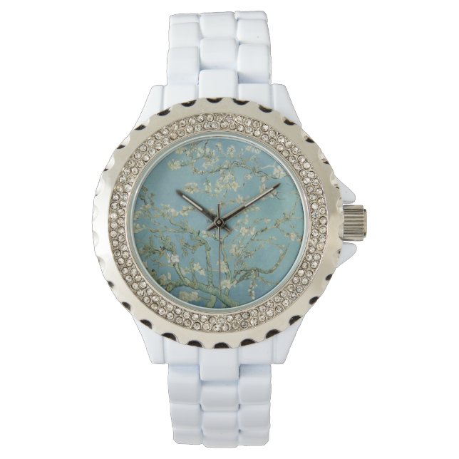 Almond Blossom: Vincent Van Gogh Armbanduhr (Vorderseite)