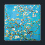 Almond Blossom Vincent van Gogh Magnet<br><div class="desc">Schöne Mandelblüten auf Mandelbaum von Vincent van Gogh.</div>