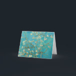 Almond Blossom von Vincent van Gogh Dankeskarte<br><div class="desc">Almond Blossom,  1890 von Vincent van Gogh. Blühende Bäume waren für van Gogh besonders. Sie repräsentierten Erwachen und Hoffnung. Er genoss sie ästhetisch und fand Freude beim Malen blühender Bäume.</div>