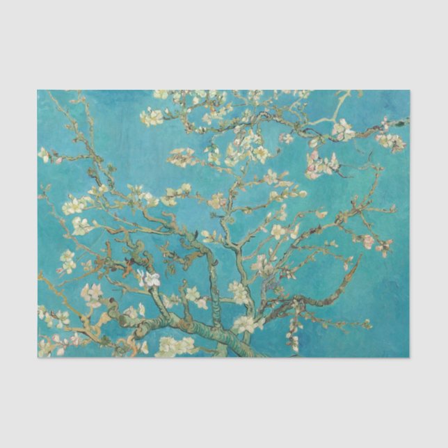 Almond Blossom von Vincent van Gogh Seidenpapier (Vorderseite)