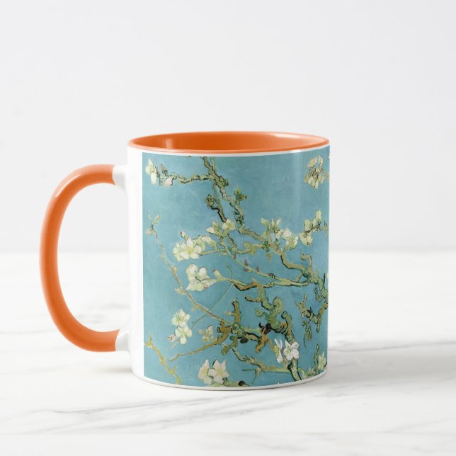 Almond blossom von Vincent Van Gogh Tasse (Links)