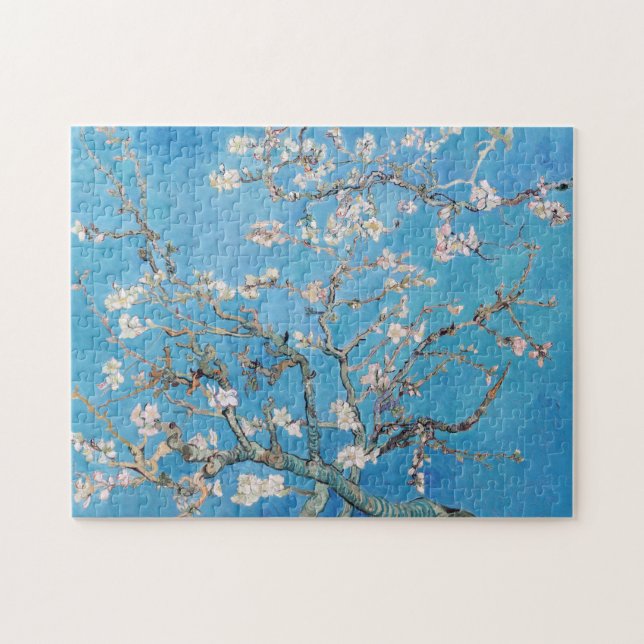 Almond Blossoms Blauer Vincent van Gogh Malerei (Horizontal)