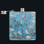 Almond Blossoms Blauer Vincent van Gogh Malerei Flachmann<br><div class="desc">Vincent van Gogh (Niederländisch, 1853 - 1890) Almond Blossom, 1890, Oil on Leinwand Ungerahmt: 73, 3 cm x 92, 4 cm Vincent van Gogh malte dieses Stillleben von Mandelblüten gegen einen blauen Himmel für seinen Neugeborenen, der nach ihm benannt wurde. Der Mandelbaum ist ein Symbol dieses neuen Lebens. Dieser Baum...</div>